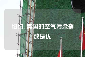 紐約, 美國的空氣污染指數是優